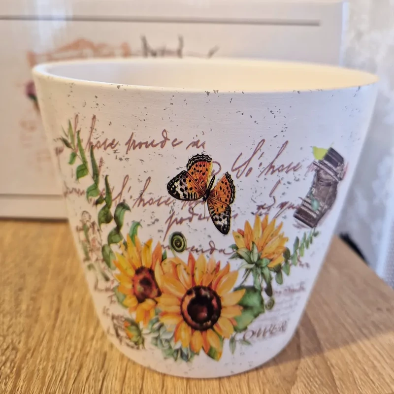 Kerámia kaspó 12x14x10 cm több minta CZ111835