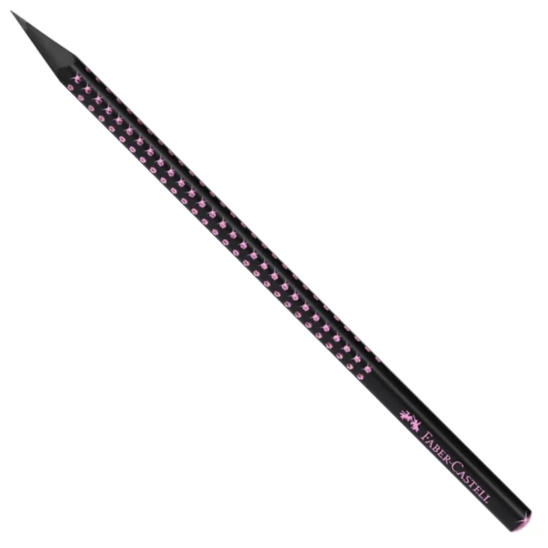 Grafitceruza Faber-Castell Sparkle fekete-rózsa B