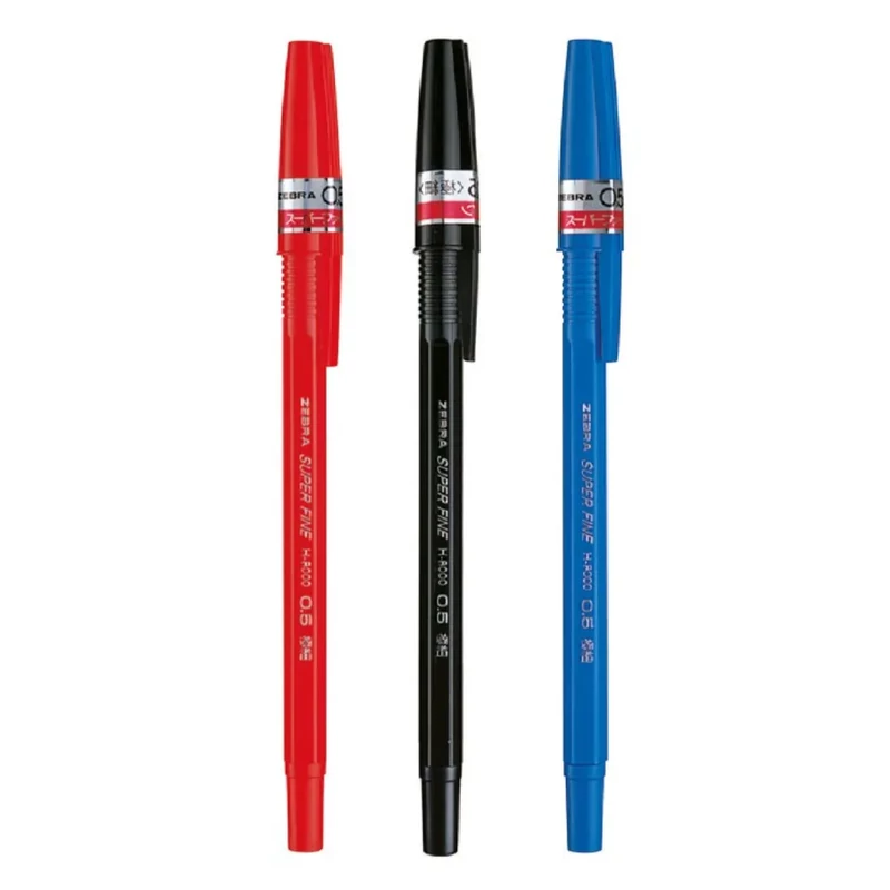 Golyóstoll 0,21 mm kupakos Zebra H-8000 többféle írásszínnel