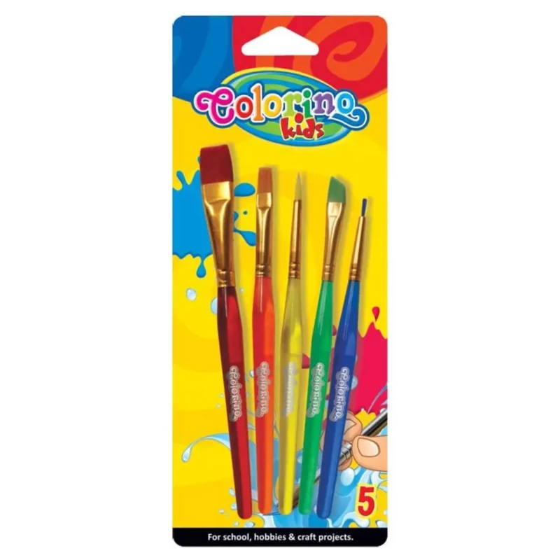 Ecset készlet akril Colorino 5 darabos 32599