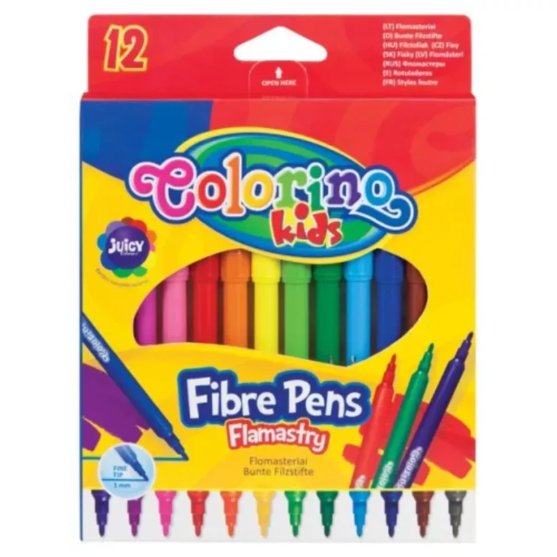 Filctoll készlet Colorino 12 darabos 14588