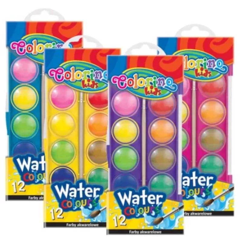 Vízfesték készlet Colorino kisgombos COLORS 24 mm 41508