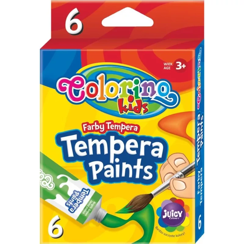 Tempera készlet Colorino 6x12ml tubusos 68390