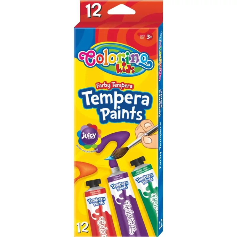 Tempera készlet Colorino 12x12ml tubusos 68420