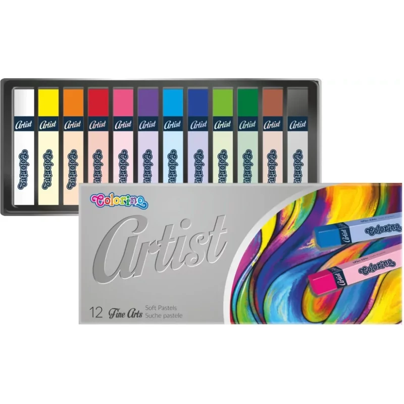 Porpasztell kréta készlet Colorino Artist 12 darabos 65238