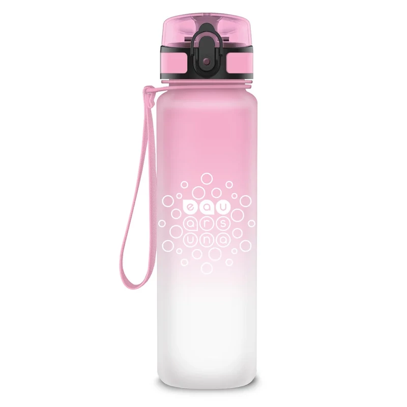 Ars Una rózsaszín-fehér színátmenetes matt BPA-mentes kulacs 600 ml Candy Floss