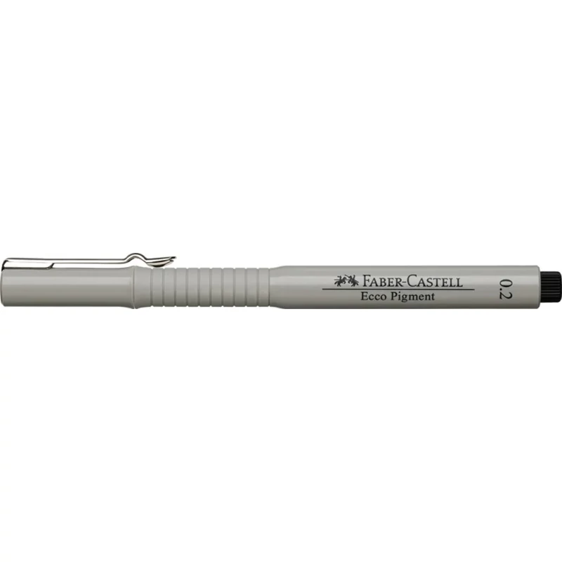 Tűfilc 0,1 mm vagy 0,2 mm írásvastagság Faber-Castell Ecco Pigment fekete 1 db