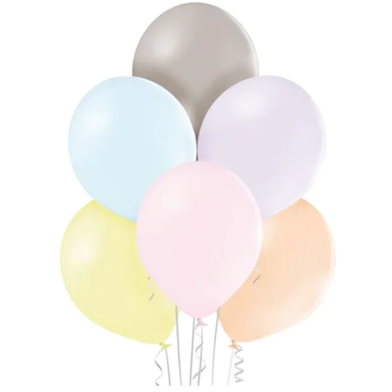 Gömb lufi 30 cm többféle makaron szín Extra lebegési idő 1 db Belbal