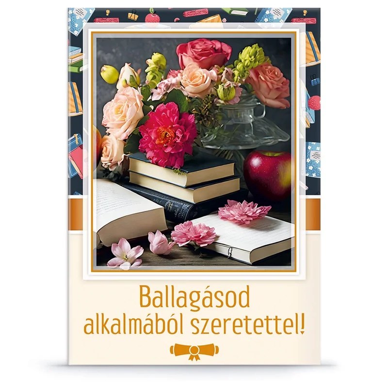 Ars Una ballagási extra borítékos lap virágos mintával F