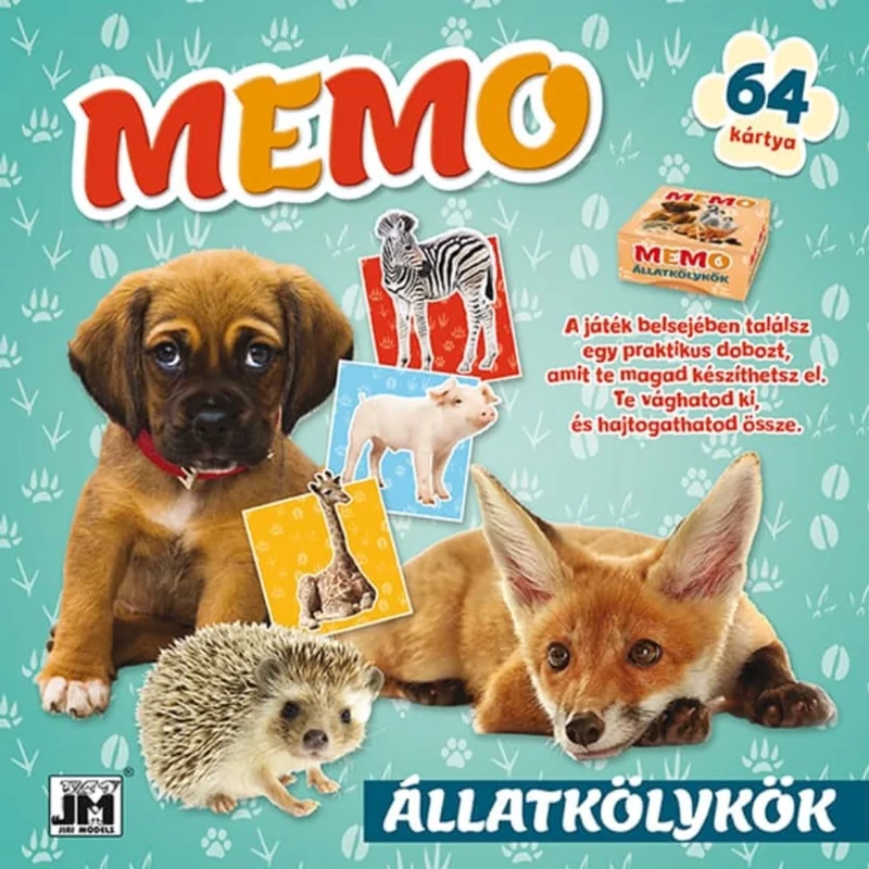Memóriajáték füzetben Kölykök Jiri Models