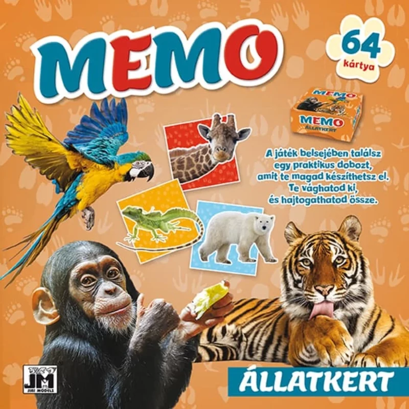 Memóriajáték füzetben Állatkert Jiri Models