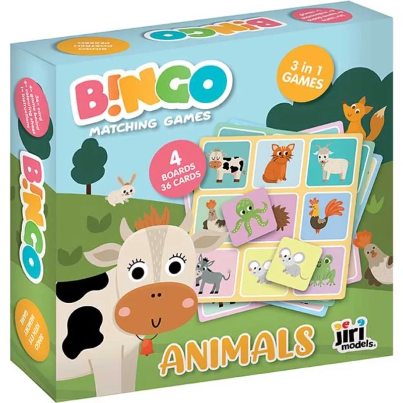 Bingo Háziállatok társasjáték Jiri Models