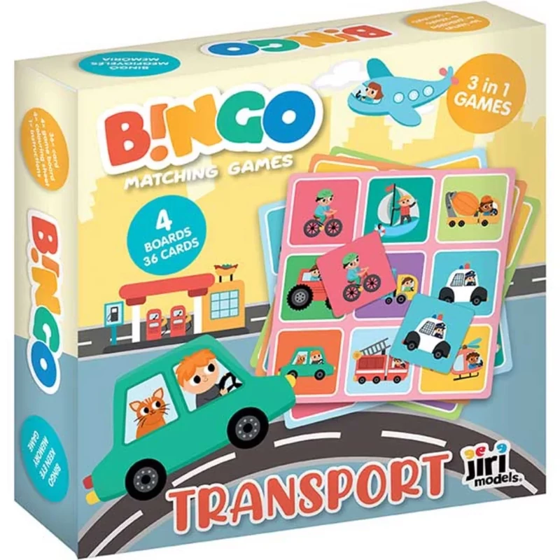 Bingo Közlekedés társasjáték Jiri Models