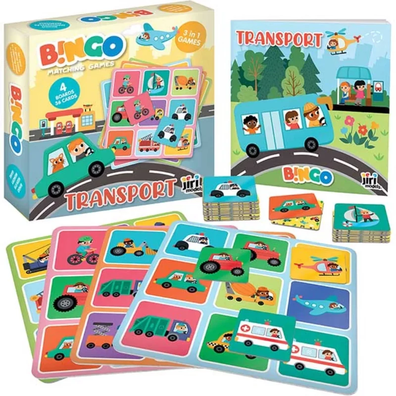 Bingo Közlekedés társasjáték Jiri Models