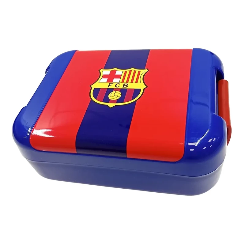 Uzsonnás doboz FC Barcelona műanyag 168x116x60 mm