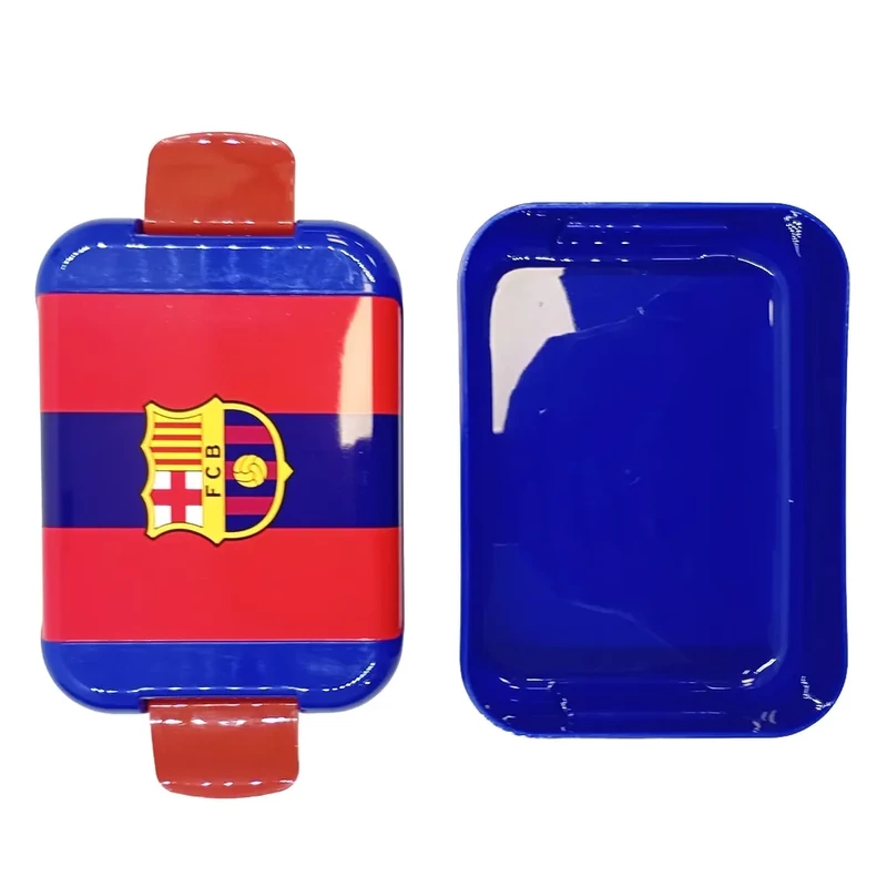 Uzsonnás doboz FC Barcelona műanyag 168x116x60 mm