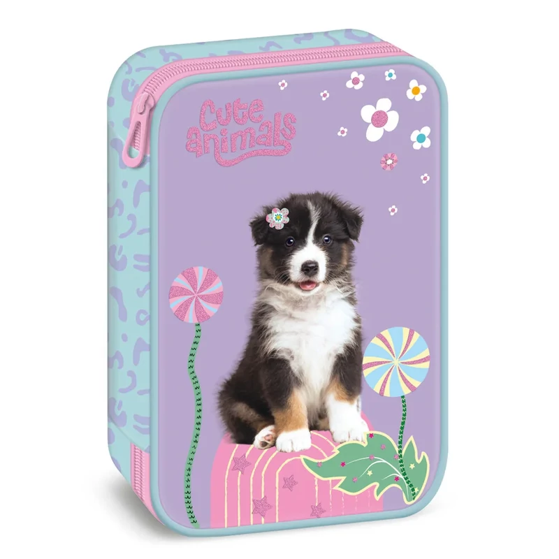 Ars Una Cuki állatok Cute animals - Aussie kutyás többszintes tolltartó