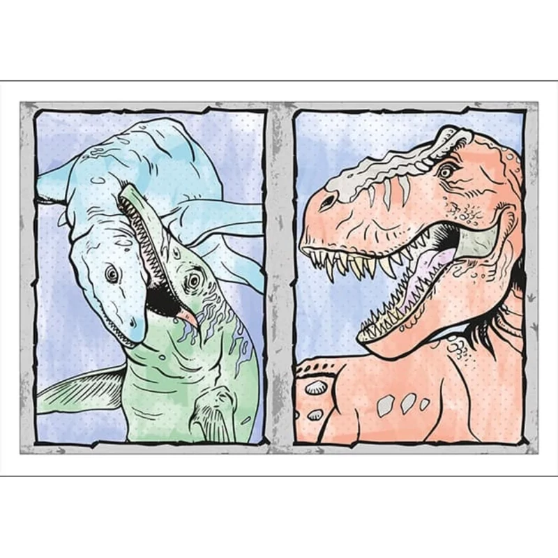 Fess vízzel Dinoszauruszok Jiri Models