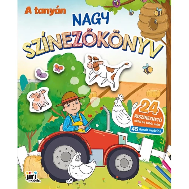 Nagy színezőkönyv A tanyán Jiri Models