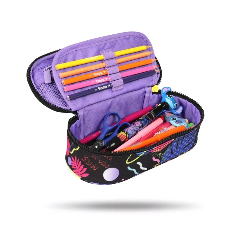 Tolltartó klapnis Campus Disney Stitch Black F062886