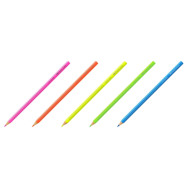 Színesceruza háromszög test Faber-Castell Colour Grip Neon színek