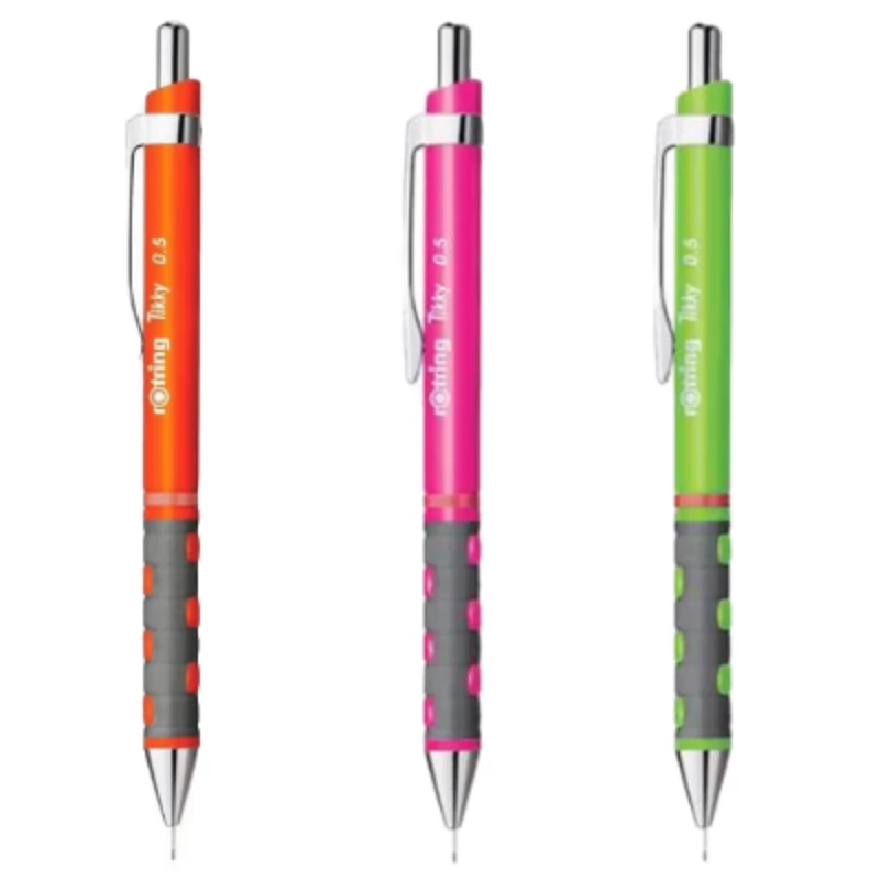 Nyomósirón töltőceruza 0,5mm, neon színű test, Rotring Tikky