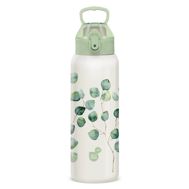 Ars Una duplafalú fémkulacs 3D 700 ml Botanic Leaf