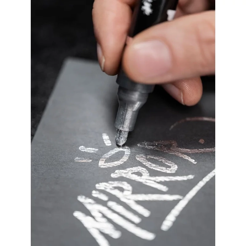 Tükörmarker kétvégű króm CHR 551 Multimark Mirror Faber-Castell
