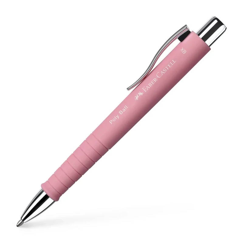 Golyóstoll XB rózsa Faber-Castell Poly Ball XB