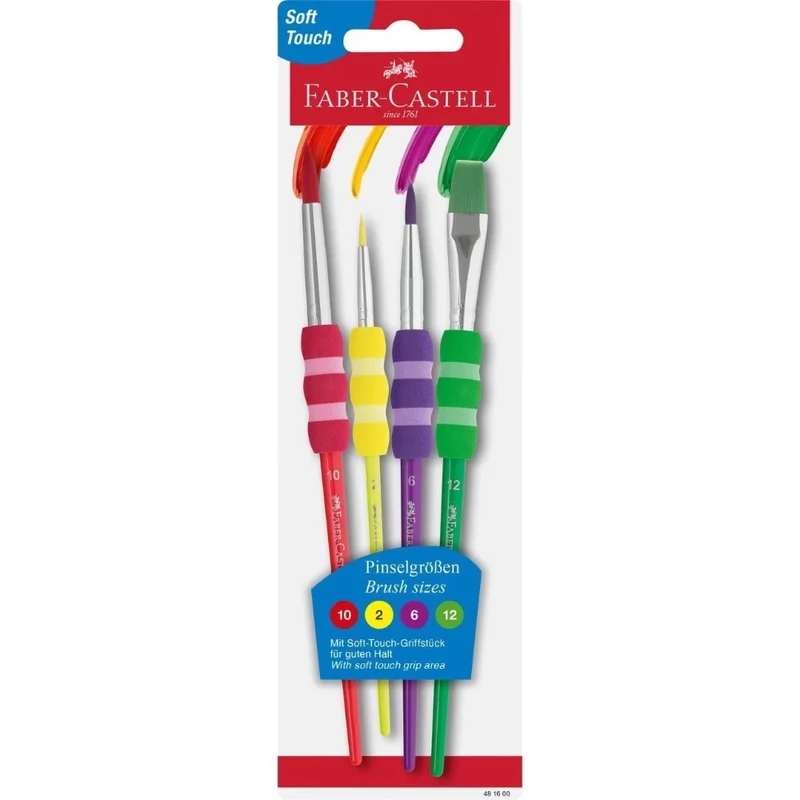 Ecsetkészlet 2-6-10-12 4 db-os Faber-Castell