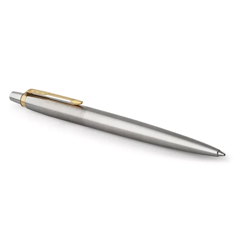 Golyóstoll 0,7 mm arany színű klip rozsdamentes acél tolltest kék írásszín Parker Royal Jotter 1953170