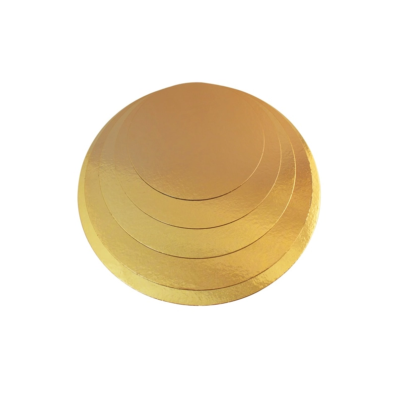 Tortaalátét arany színű 22 cm kör alakú