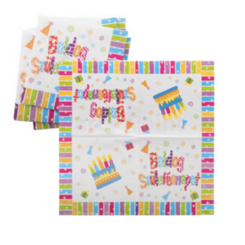 Boldog születésnapot tortás szalvéta 3 rétegű 16db/csomag 33x33cm