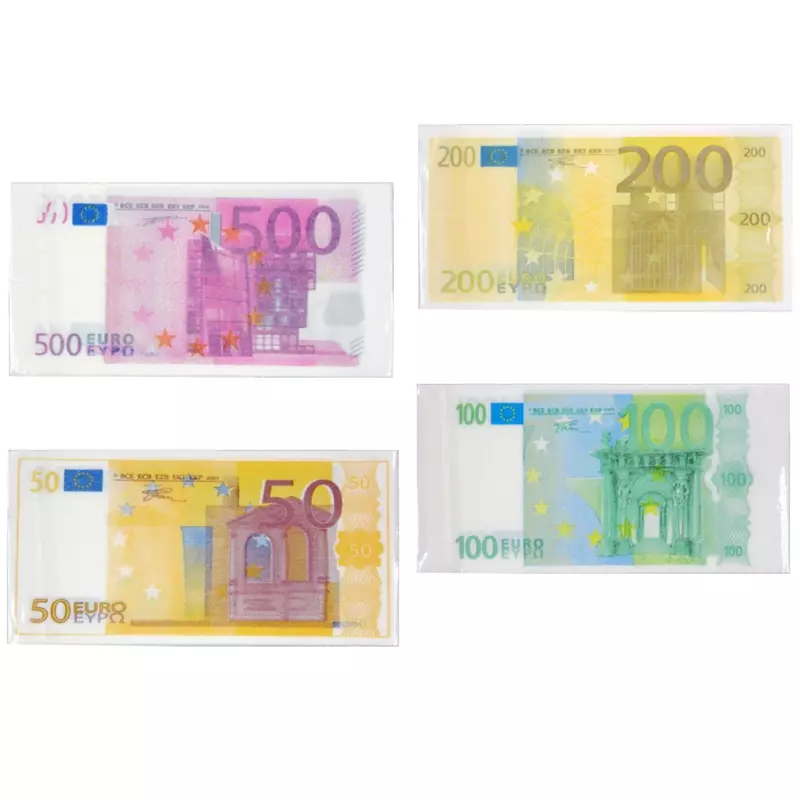 Szalvéta Euro pénzes 32x32cm egyrétegű 4 féle 307268