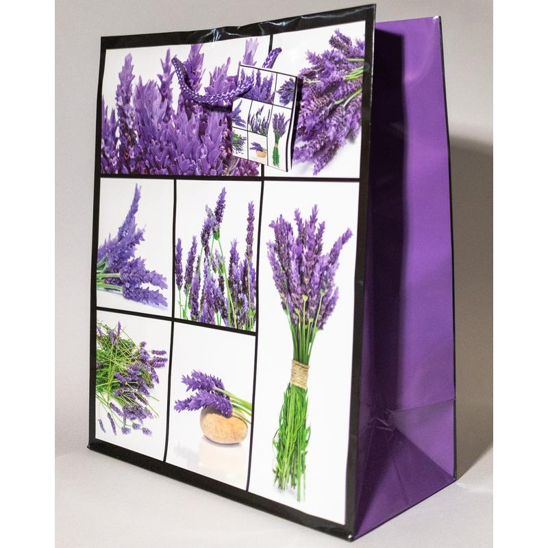 Dísztasak levendulás 32x26x12cm BR101638