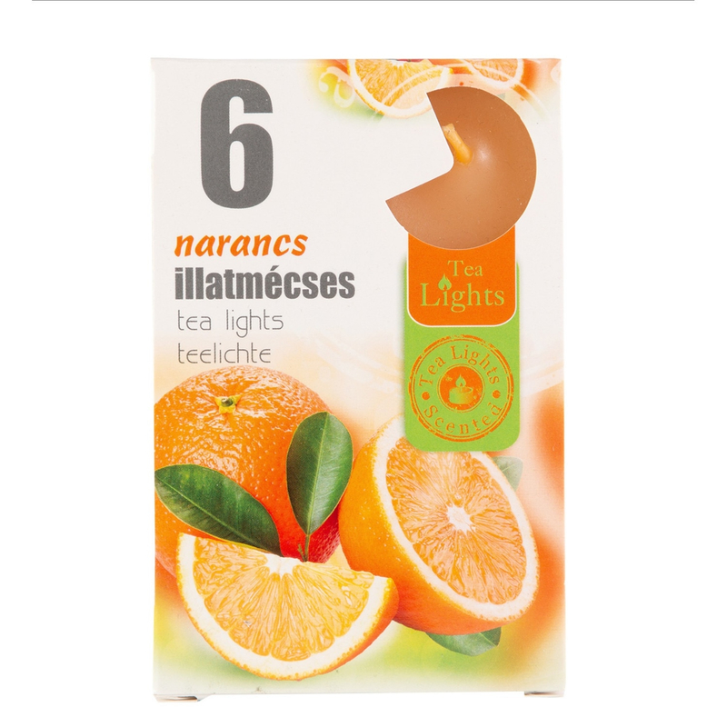 Illatmécses narancs 6 db-os