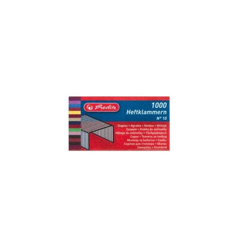 Herlitz tűzőgépkapocs 1000 db Nr10