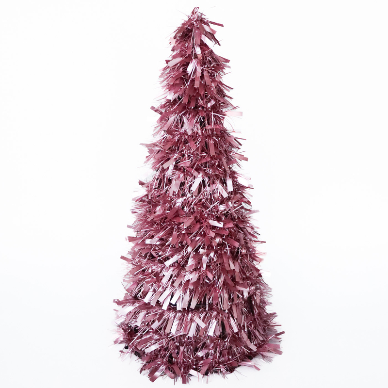 Boás karácsonyfa 48 cm rózsaszín