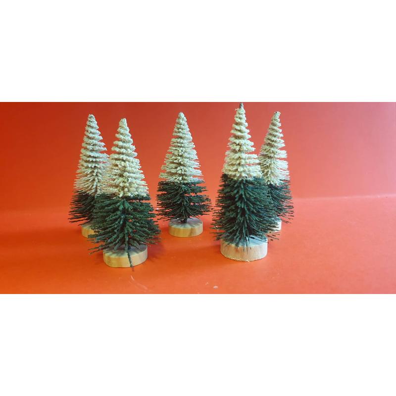 Fenyőfa dekoráció ezüst 8x4cm ZXSD101058