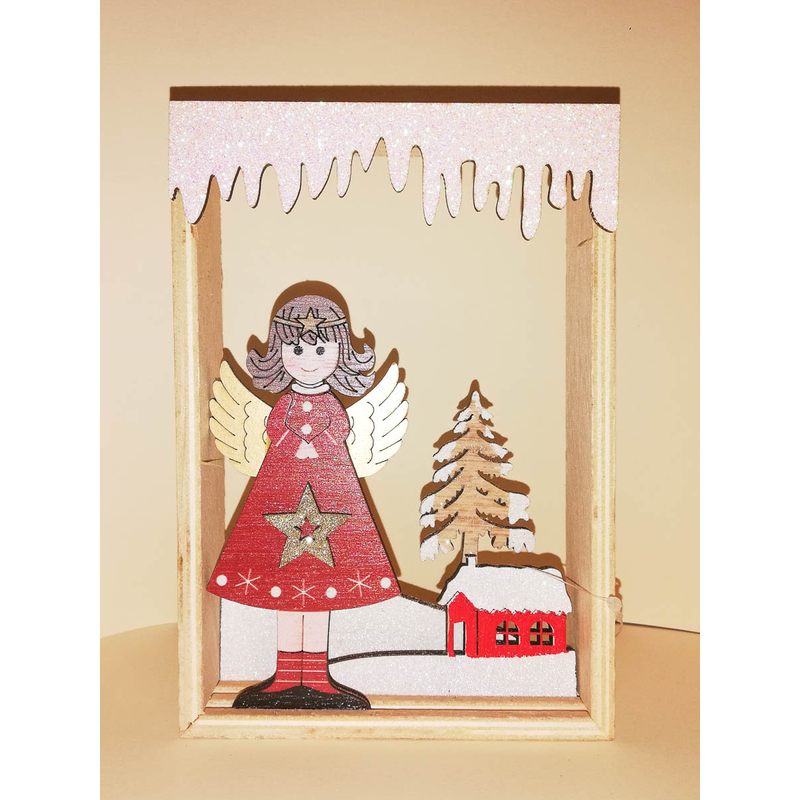 Angyalka fa karácsonyi dekoráció HH796747