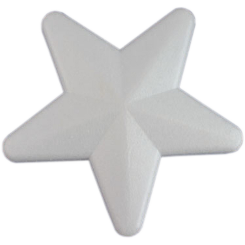 Polisztirol csillag 10 cm