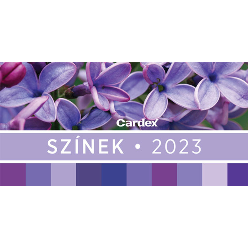 Asztali naptár Színek Cardex 2023
