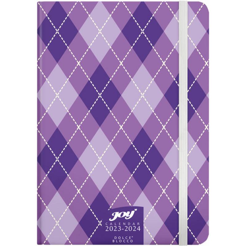 JOY Calendar heti tervező B6 Dolce Blocco Argyle 2024