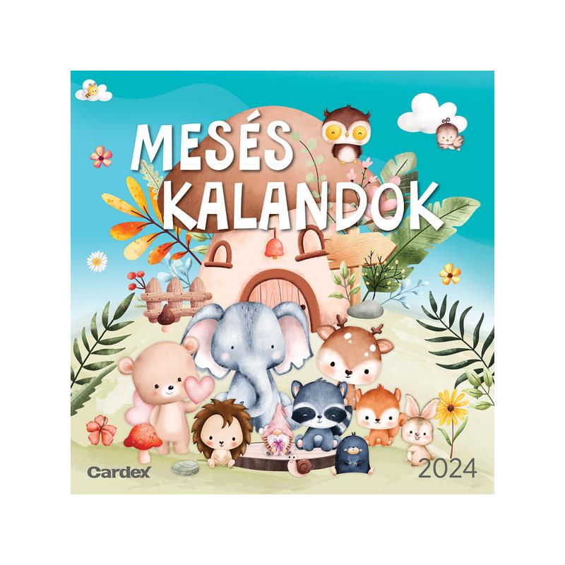 Falinaptár Mesés Kalandok Mesefigurák Cardex 2024