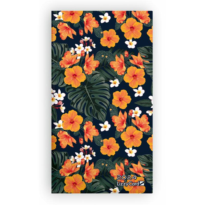 Lizzy Calendar Zsebnaptár design Flowers Night 2024