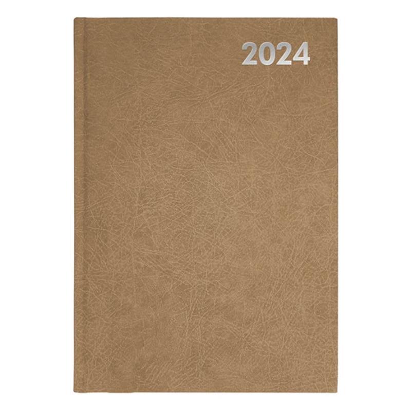 Határidőnapló A/4 heti baladek barna Alisca 2024