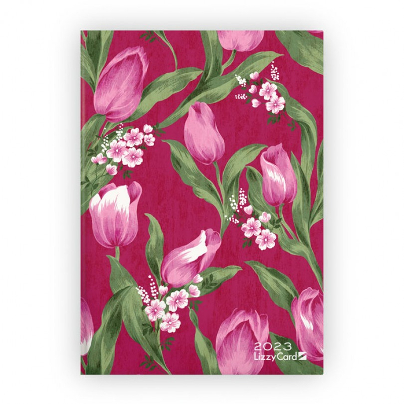 Lizzy Calendar Napi Tervező B6 design Tulips 2023