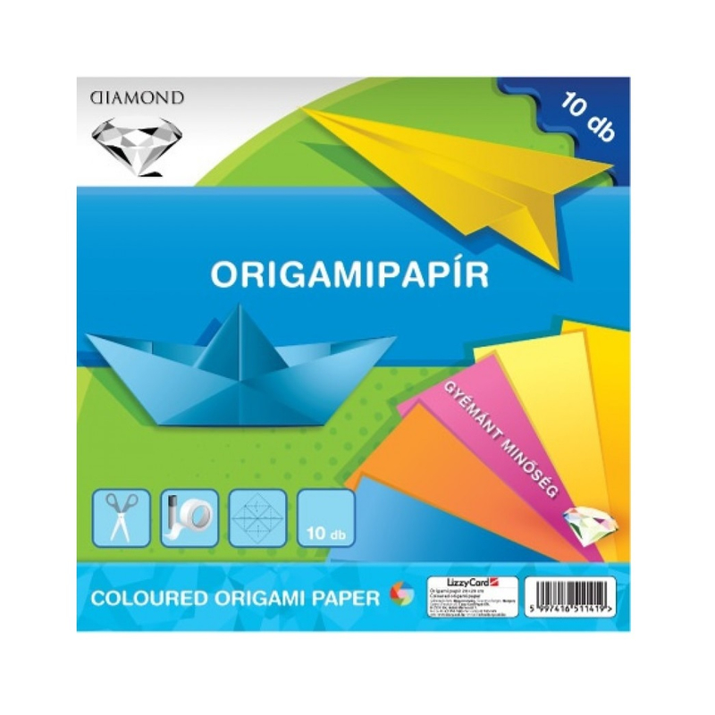 Origami papír 20x20 gyémánt