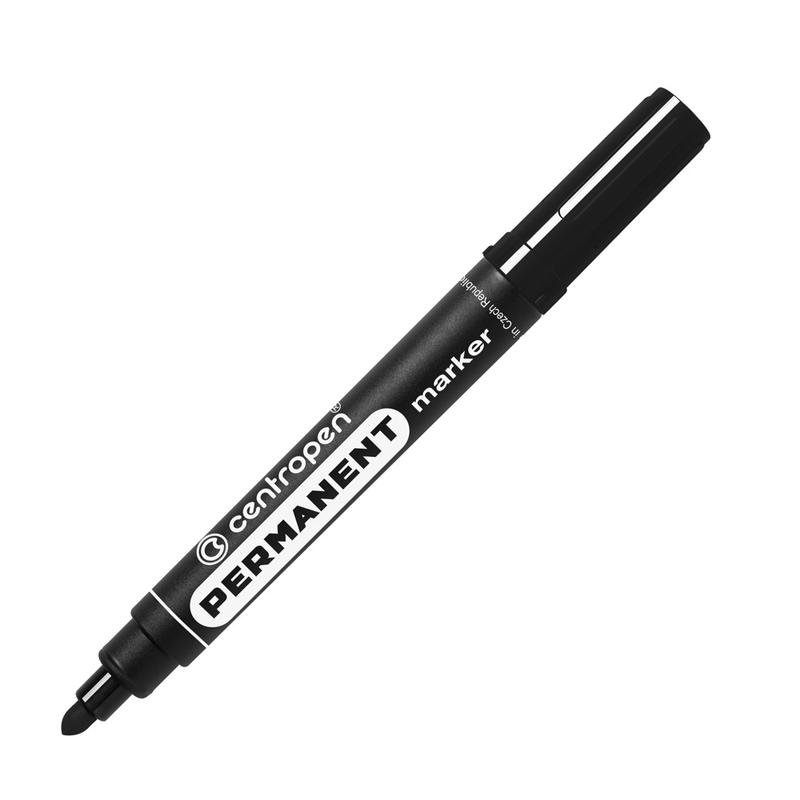 Centropen permanens marker vastag kerek fekete 8566