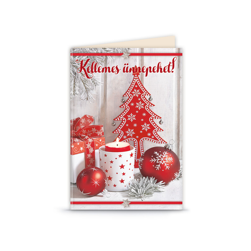 Ars Una karácsonyi szalagos ajándékkísérő (4280)
